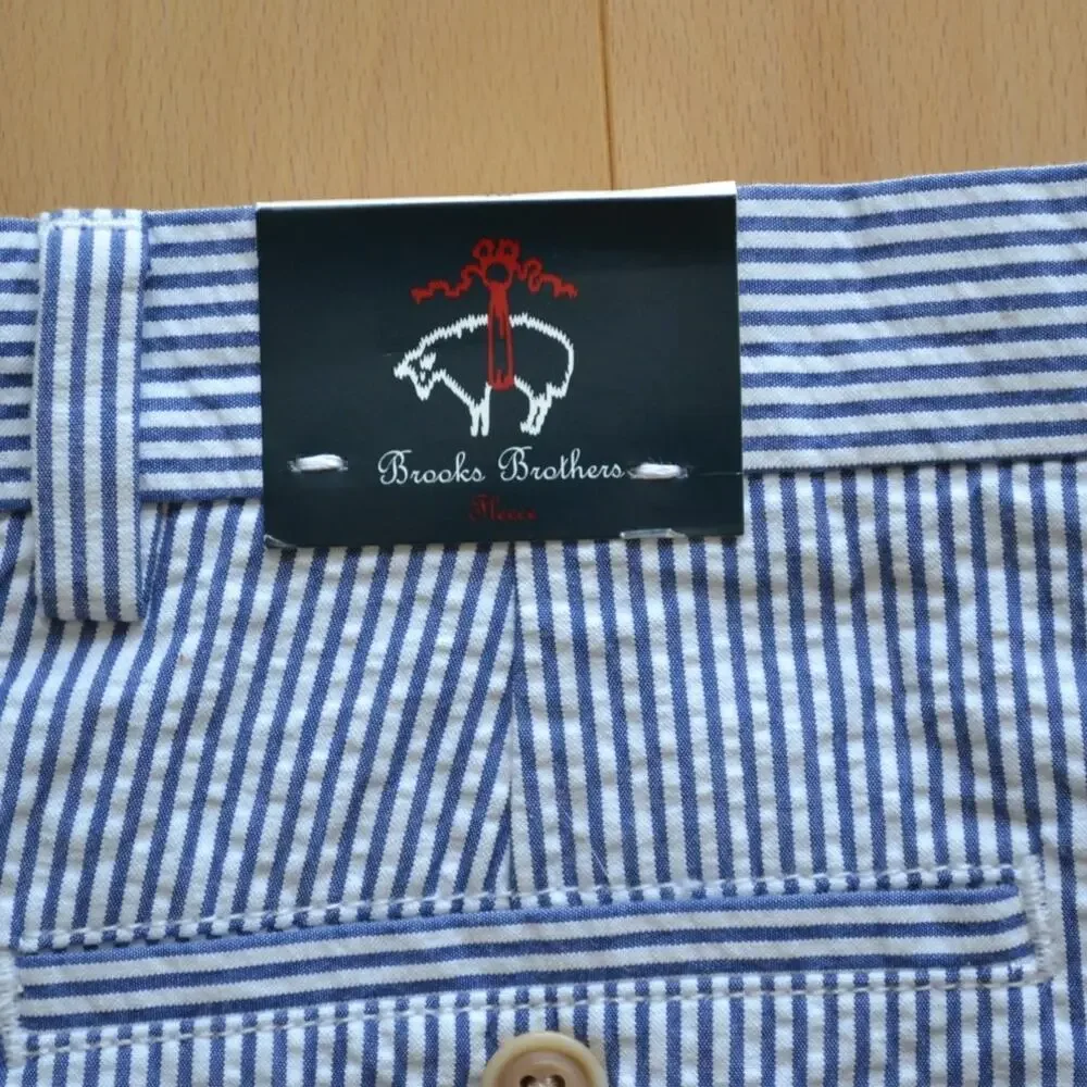 Brooks Brothers Striped Khaki Shorts Boy's Size 16